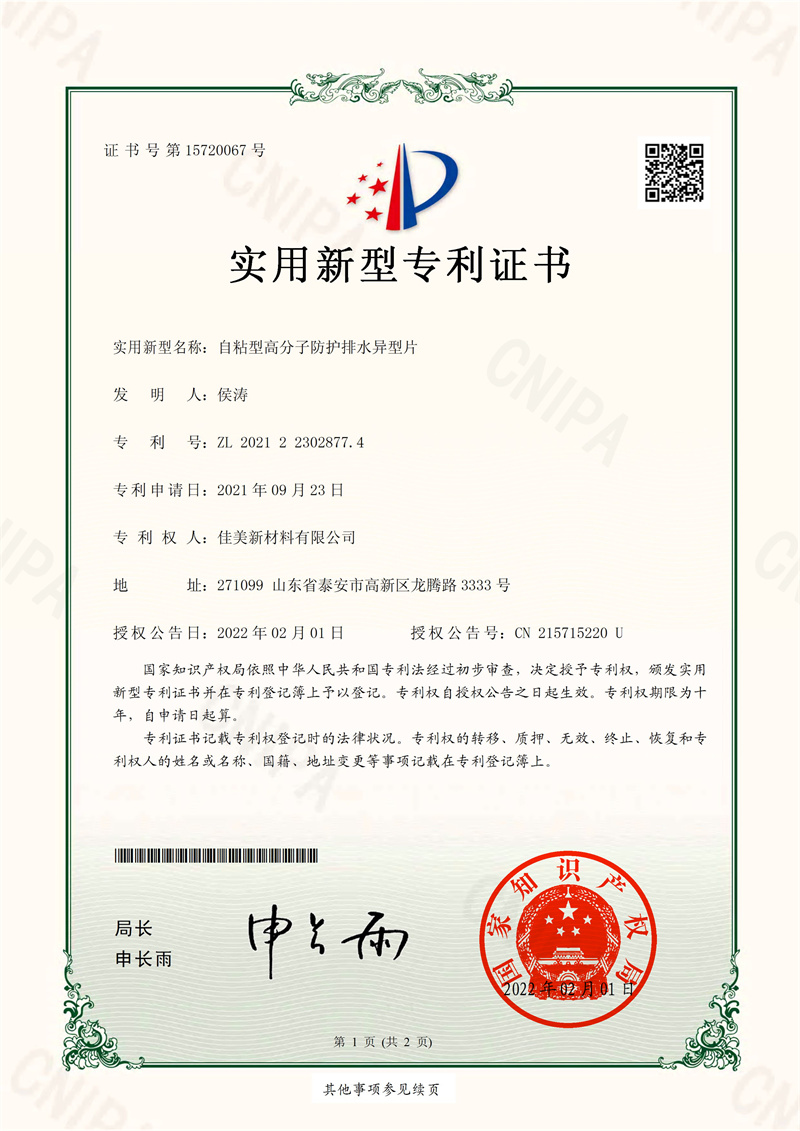 專利自粘型高分子防護(hù)排水異型片.jpg
